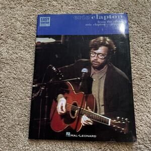 Hal Leonard Easy Guitar Eric Clapton Unplugged Album Songbook Music Song